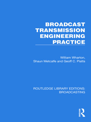 cover image of Broadcast Transmission Engineering Practice
